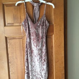 Going out velvet dress Never been worn before.